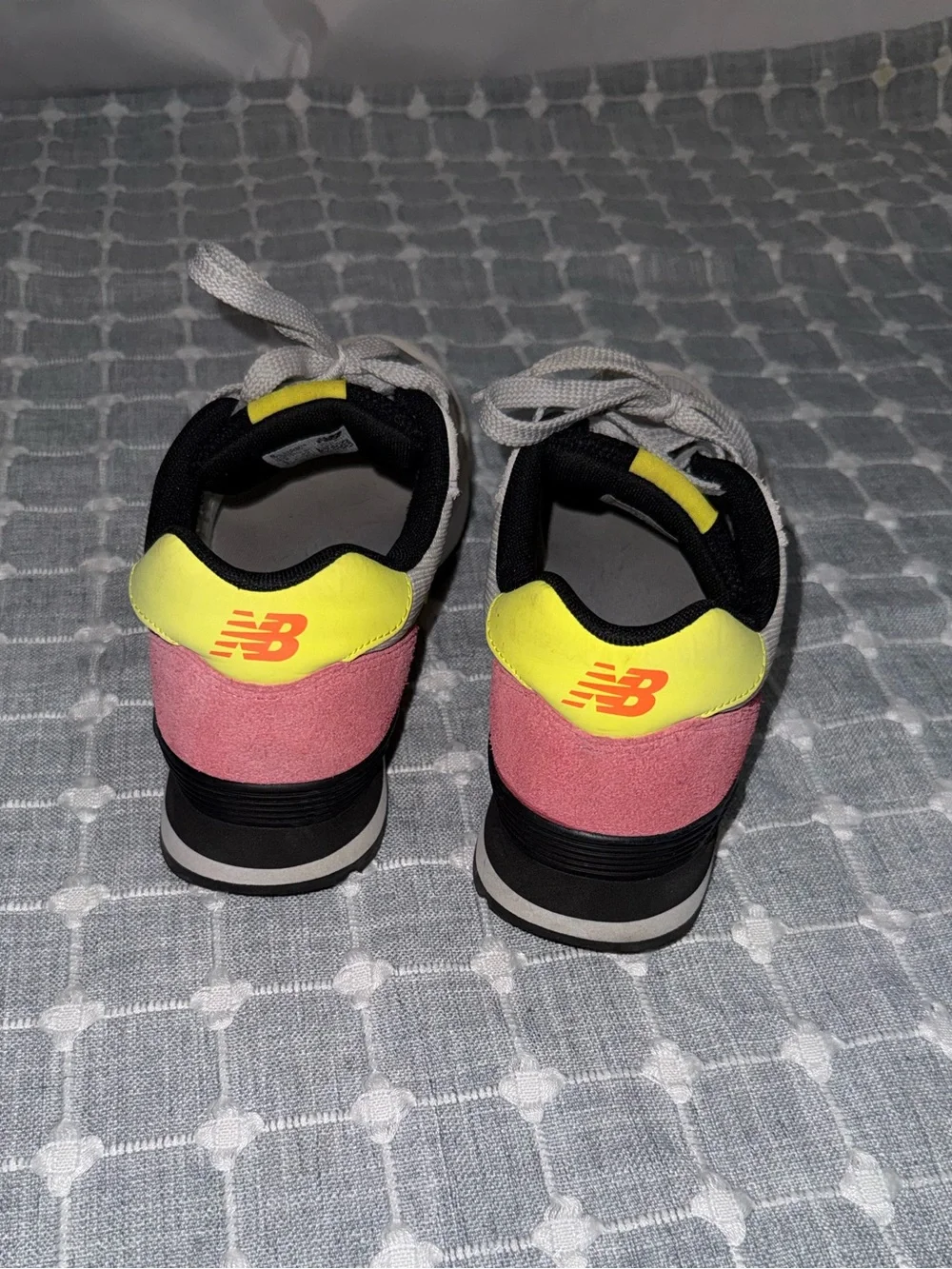 New Balance Sneakers with Orange & Yellow Accents - Picture 2 of 4